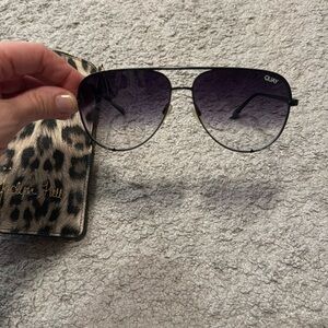 Quai High Key sunglass in Smoke fade